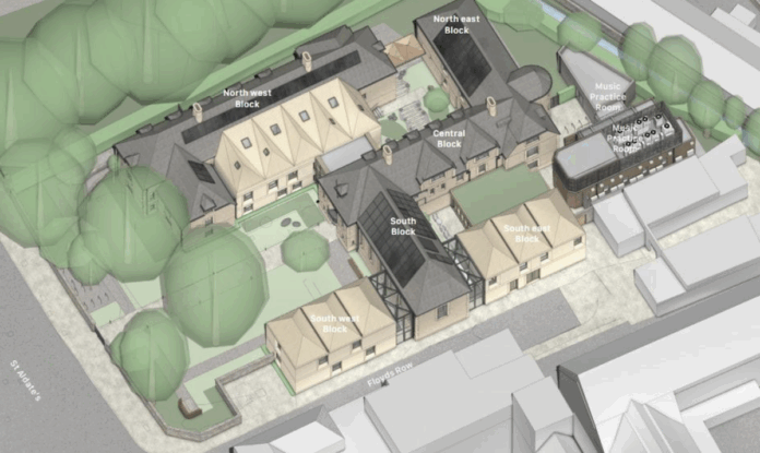 Architect's renderings of Christ Church College's PBSA scheme | PBSA News