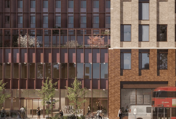 CGI of Unite Students' Elephant & Castle scheme | PBSA News